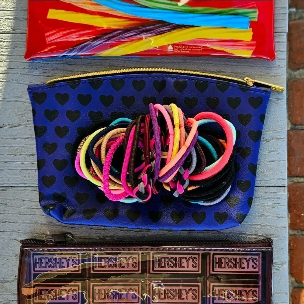 Cosmetic bag & hair tie accessories TWIZZLER HERSHEY'S